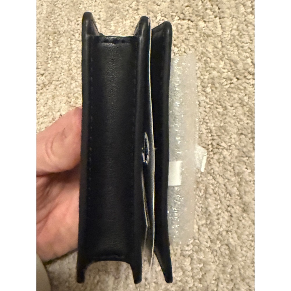 Michael Kors Carson Flap Mini Wallet Black‎ Leather – $178 Value, Yours Cheaper! - Picture 10 of 10